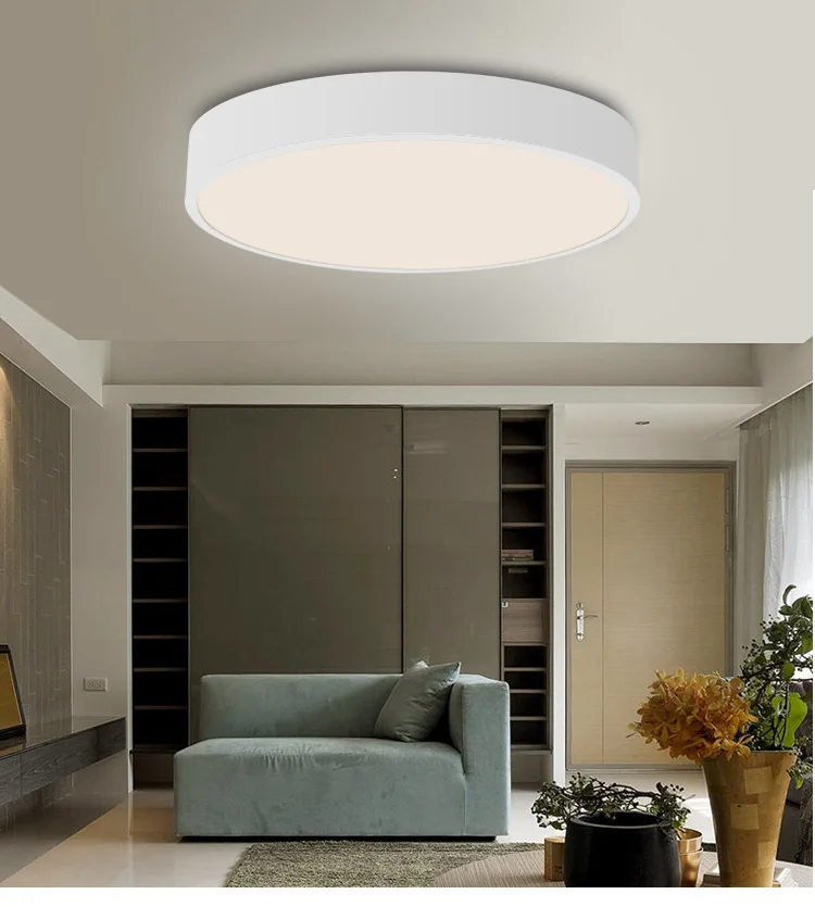 Лампа потолочная светодиодная 5 см с регулируемой яркостью|room ceiling lights|dining room