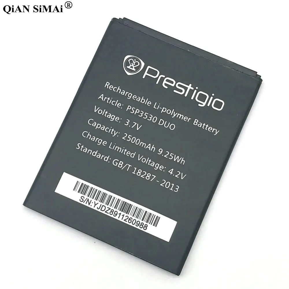 Новый высококачественный аккумулятор 2500 мАч для телефона Prestigio Muze D3 PSP3530 Duo PSP3531 DUO