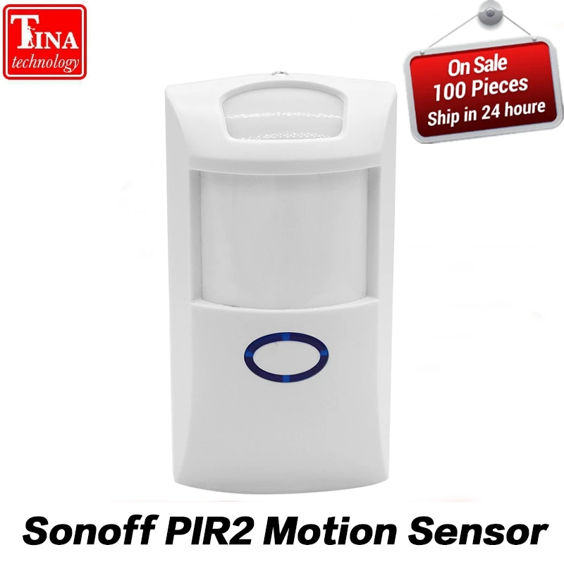 Интеллектуальный выключатель света Sonoff PIR PIR2 Беспроводной двойной инфракрасный