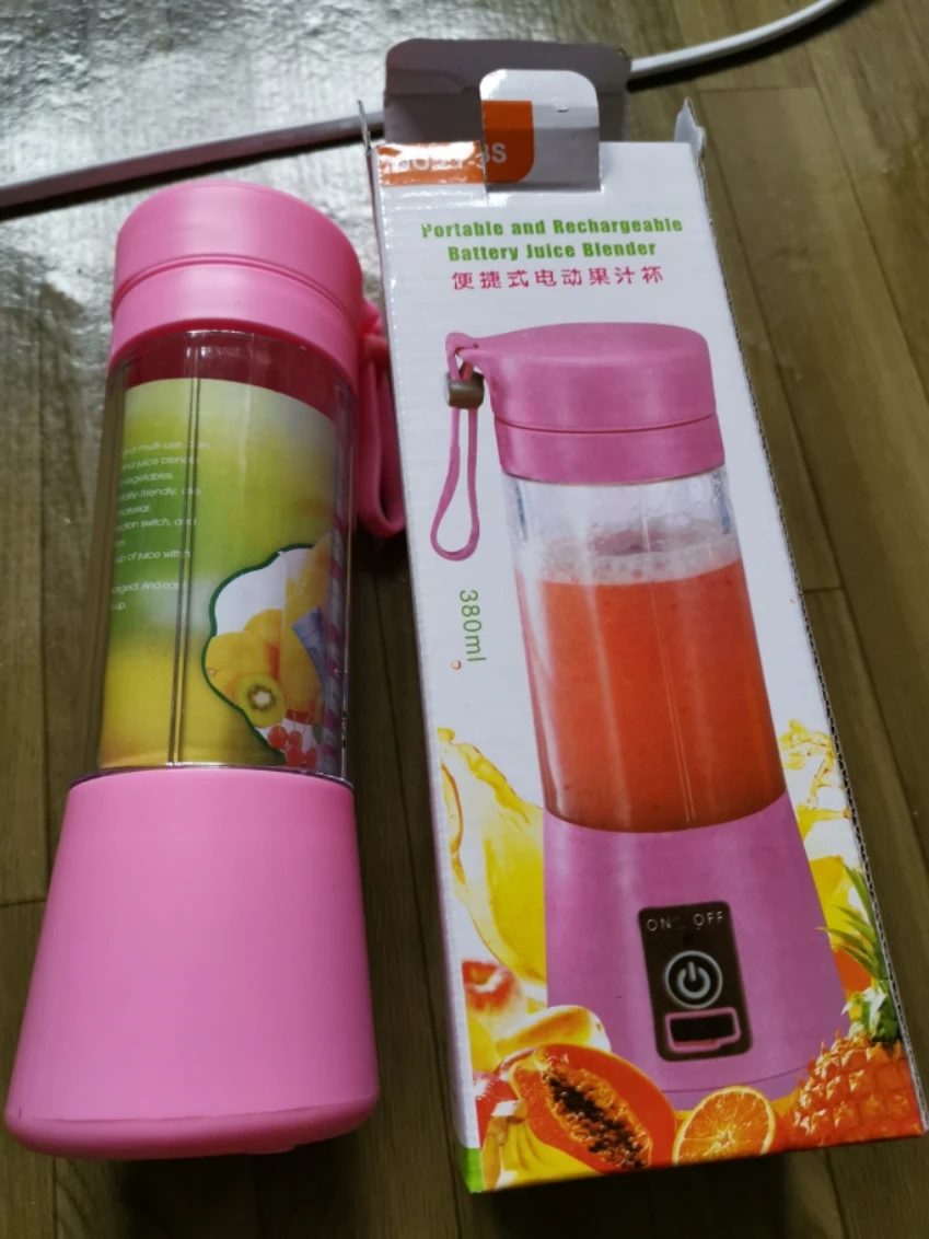 Электрическая соковыжималка для фруктов с 2/ 4/6 лезвиями USB Перезаряжаемый