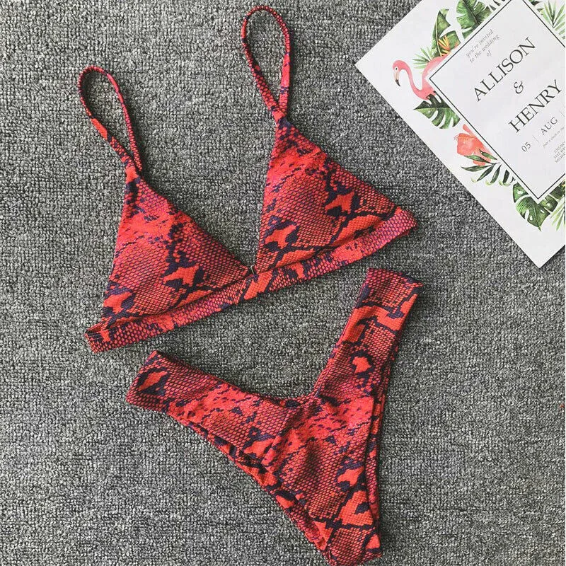 

Women Swimwear High Waist Bikini Set Push Up Padded Ladies Swimsuit Bathing Suit 2019 stroj kapielowe damskie Sexy New Hot Sale
