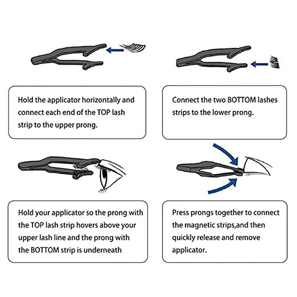 3D многоразовые магнитные накладные ресницы натуральные ресницы|Накладные