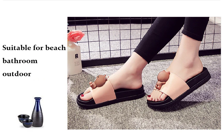 Забавные тапочки; женские домашние тапочки; Вьетнамки; Zapatillas de mujer Pantofle damskie; домашние тапочки с животными; тапочки без застежки