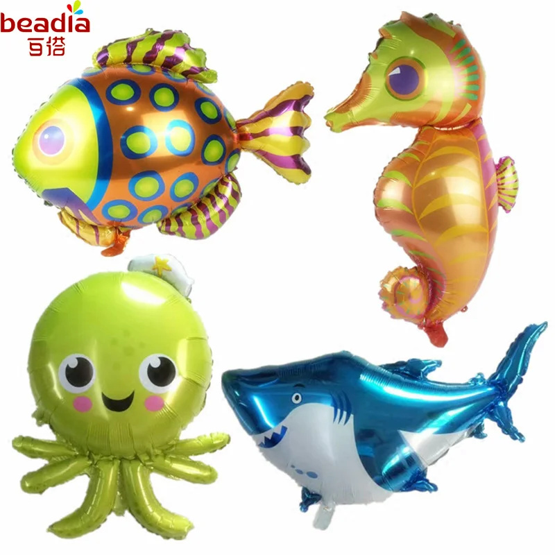 1 шт. пакет в мультяшном стиле 4 размера надувной шар из алюминиевой фольги форме