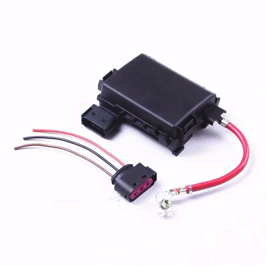 Блок предохранителей 2 шт. с кабелем и крышкой для VW Jetta Bora Golf MK4 Octavia Seat Leon Toledo TUKE OEM
