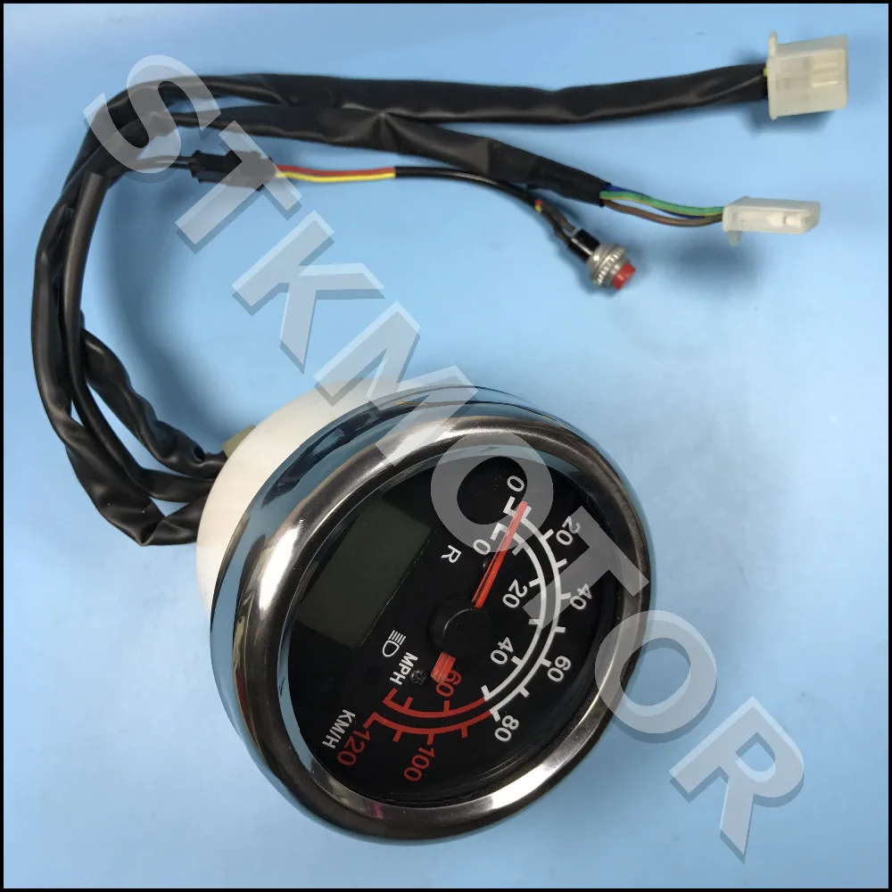 Мотоцикл ATV внедорожный велосипед скутер спидометр со светодиодный ным