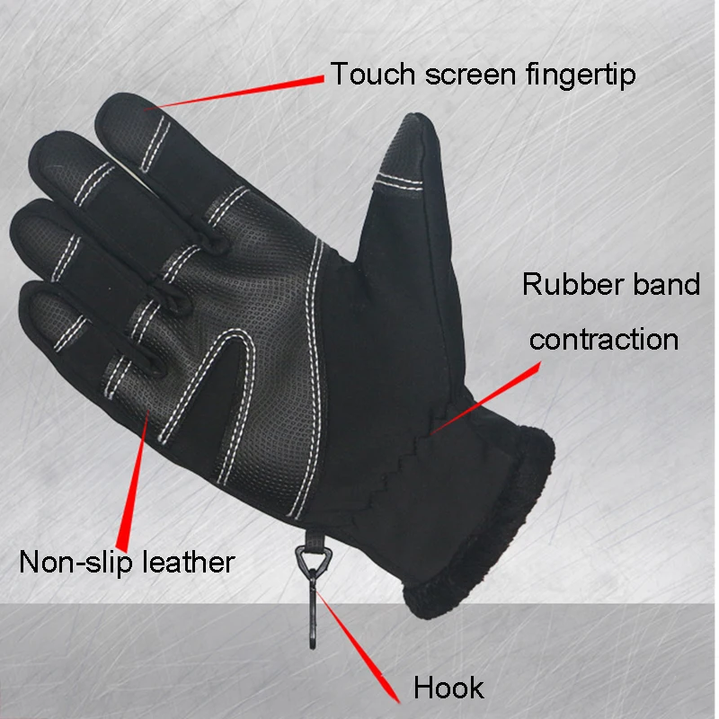 Водонепроницаемые кожаные перчатки Yesplease дышащие для езды на мотоцикле