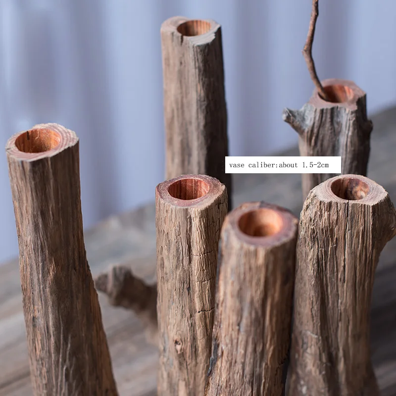 1 шт. декоративный цветочный горшок|vase home|flower vasewooden flower vase |