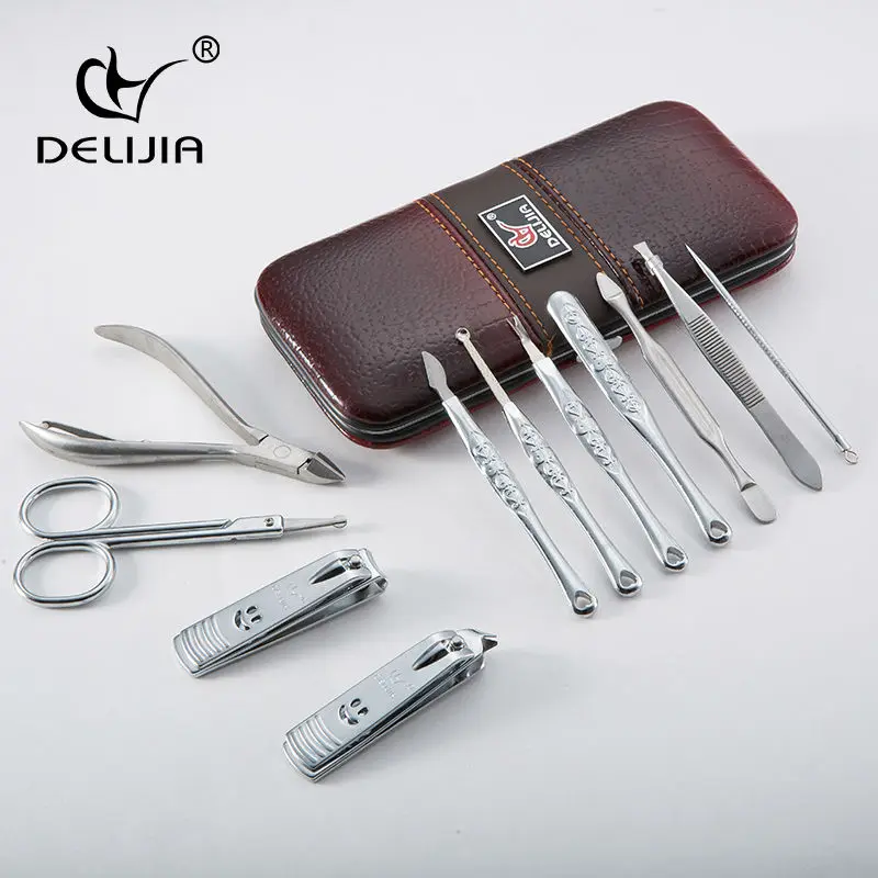 11 Шт. Ножницы Для Ногтей Уход За Ногтями ножницы пинцет ушной файл маникюрный