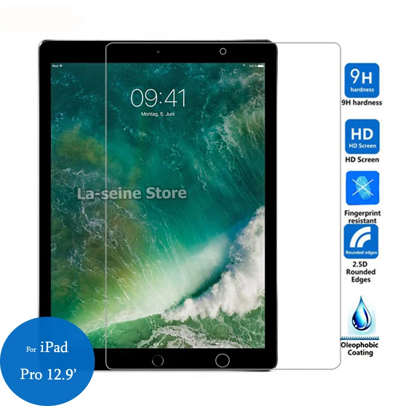 Закаленное стекло для Apple iPad Pro 9,7 10,5 12,9 дюймов защита экрана планшета 9 H упрочненная защитная пленка