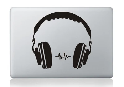 MB black-Part C(176) Частичные наклейки для ноутбука Apple Macbook Air Pro retina мультяшный ПК Ноутбук кожа для hp/Asus/Dell наклейка на компьютер наклейки - Цвет: MB black-Part C(176)