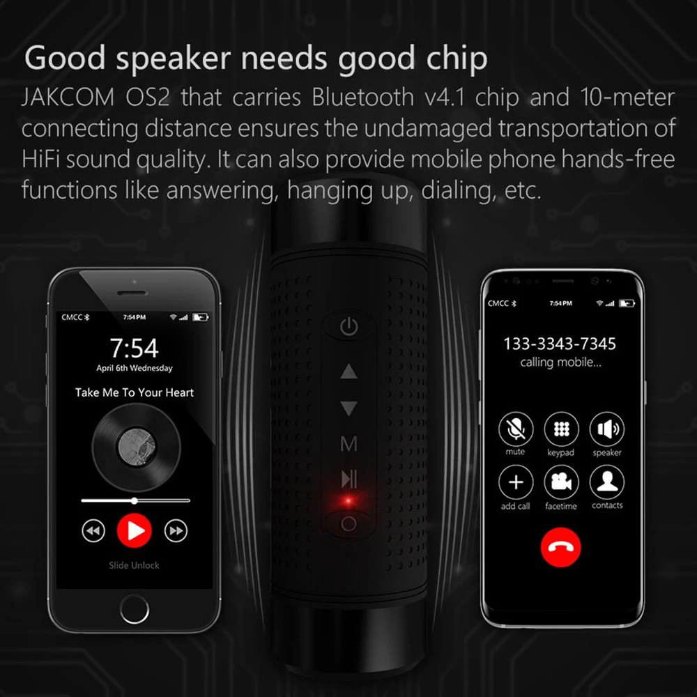 Jakcom открытый Bluetooth динамик водонепроницаемый 5200 мАч power Bank велосипедный