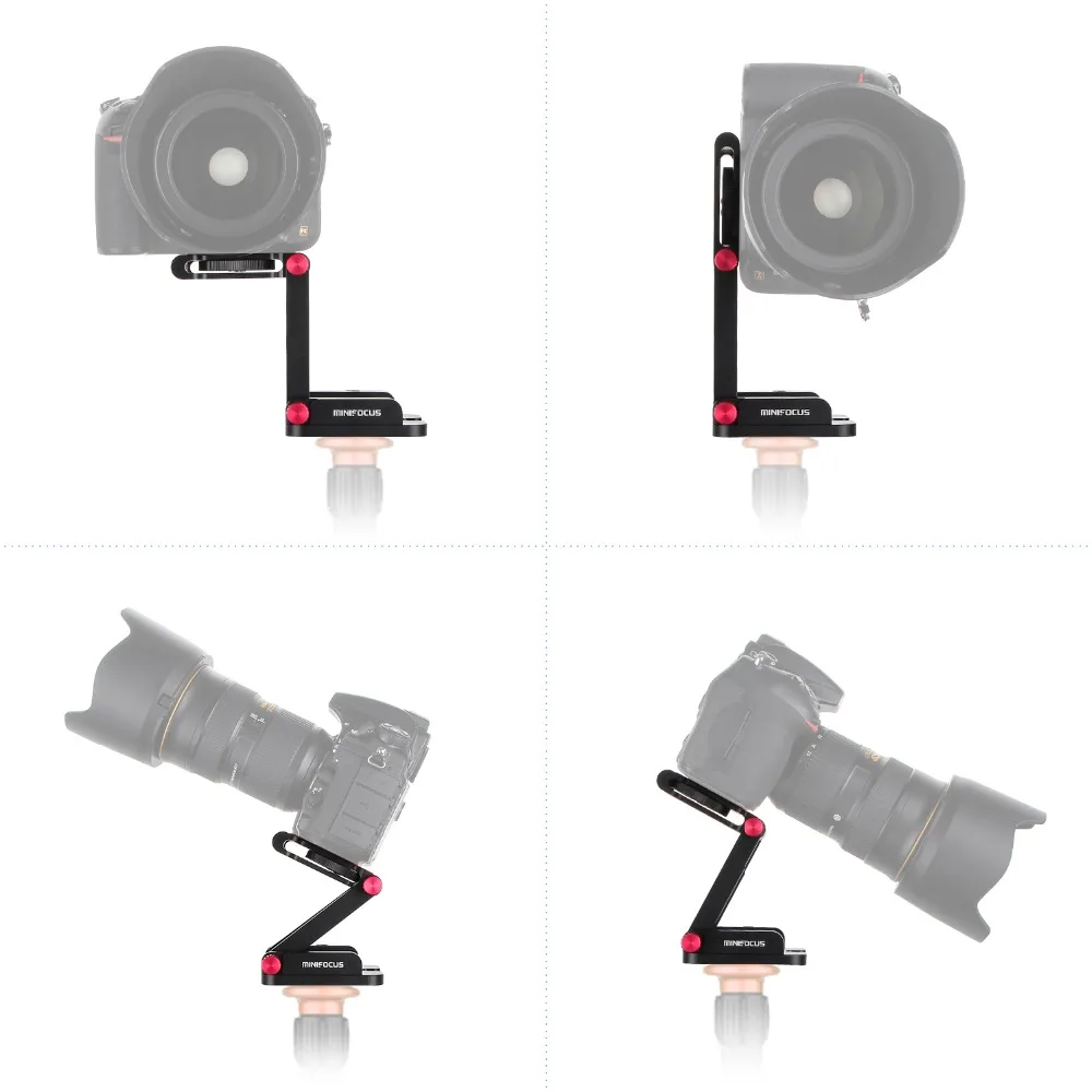 Гибкий складной штатив Z из алюминиевого сплава БЫСТРОРАЗЪЕМНАЯ пластина