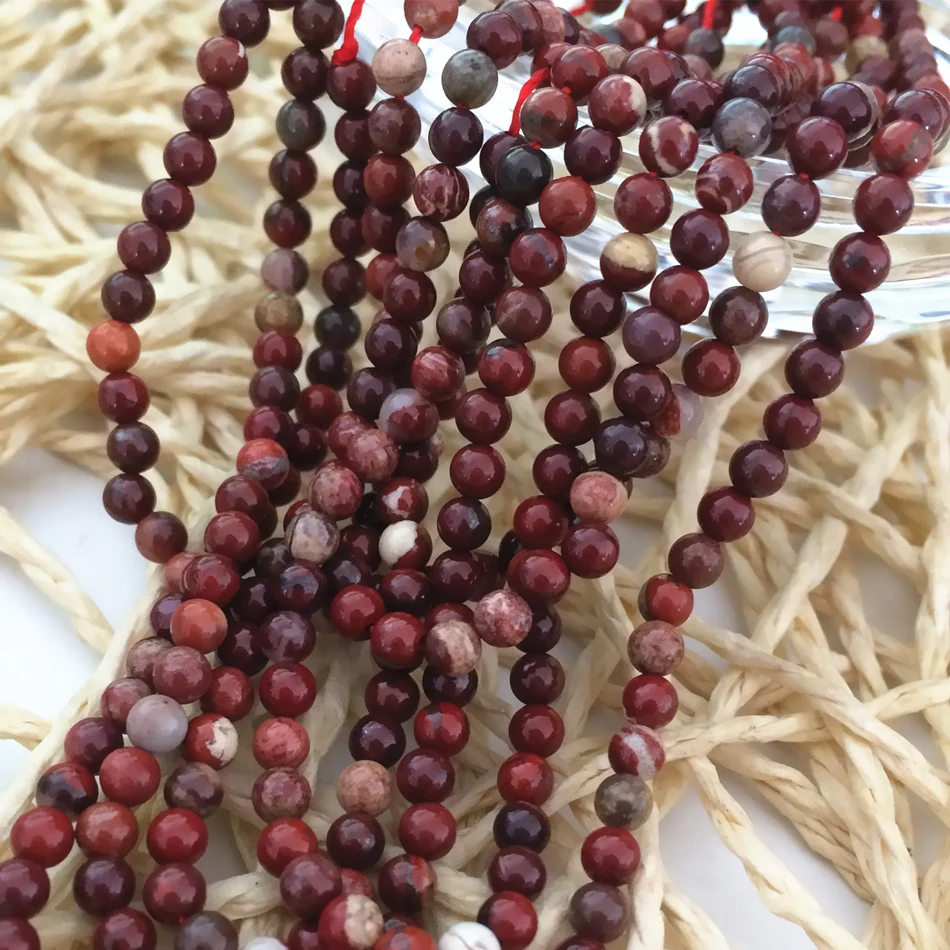 Натуральный мокаит яшма 2 мм 3 круглые свободные разделительные бусины Новые