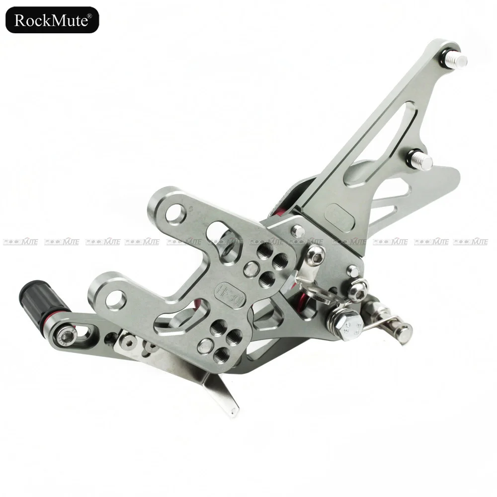 Мотоцикл Rearsets для Kawasaki Ninja ZX 10R ZX10R 2004 2005 CNC регулируемая подножка рычаг