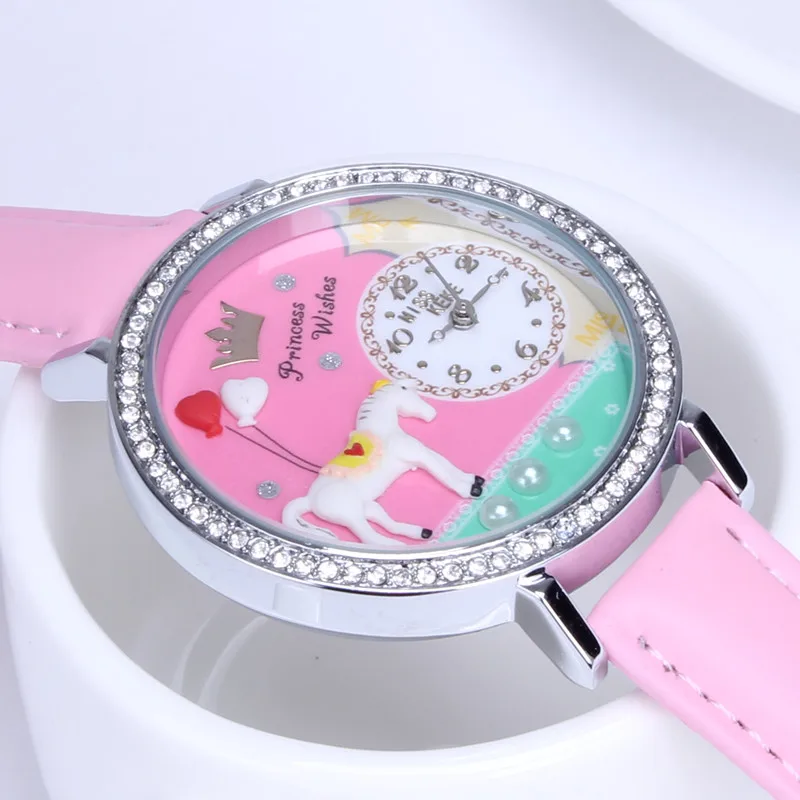 Женские кварцевые часы с ремешком в виде единорога Miss Keke|wristwatch women|wristwatch quartz