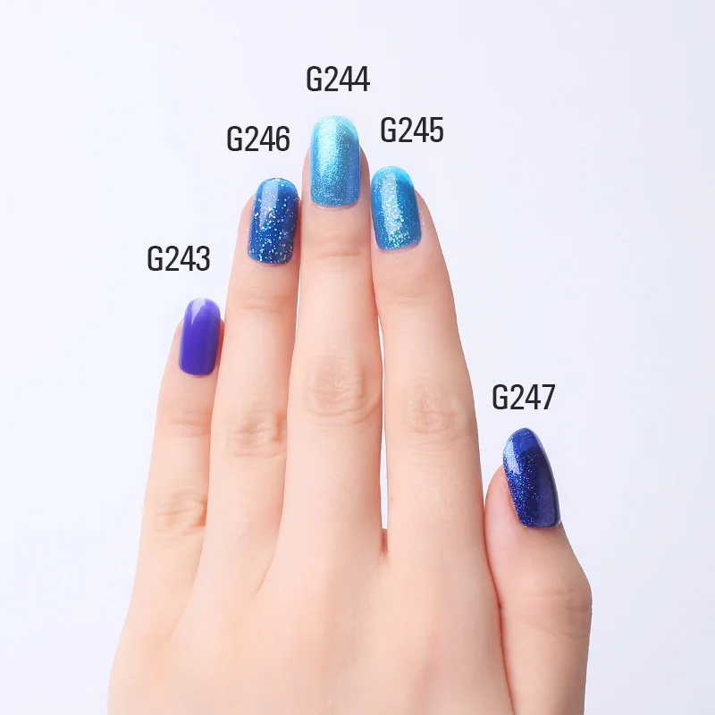 УФ-Гель-лак Lucky color Blue Sky Diamond для дизайна ногтей, впитывающий Гель-лак, светодиодный лак, долговечный, 10 мл, бутылка, 9 цветов
