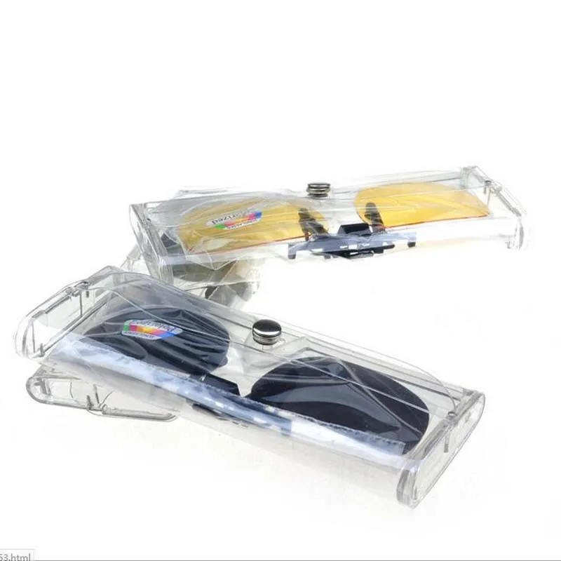 Мужские и женские очки с защелкой защитой UV400 поляризационные солнцезащитные для