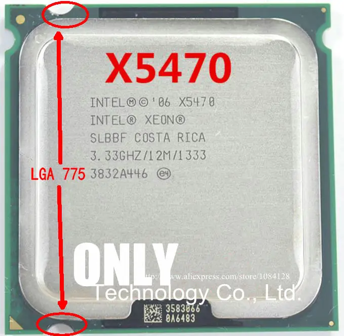 Бесплатная доставка процессор X5470 SLBBF (3 33 ГГц/12 м/1333) равен Core 2 Quad Q9750 cpuworks