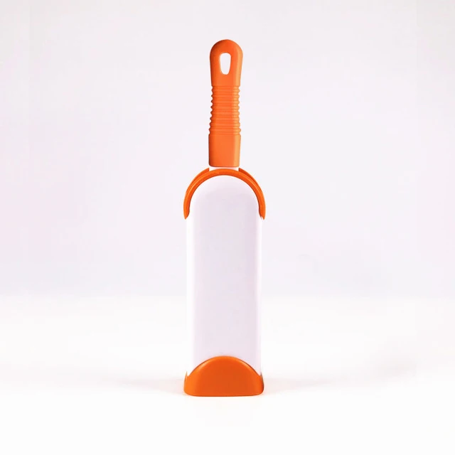 orange large Щетка для домашних животных, меховая Расческа для собак, инструмент для удаления шерсти домашних животных, щетка для кошек, двусторонняя мебель для дома, дивана, одежды, средство для удаления ворса - Цвет: orange large