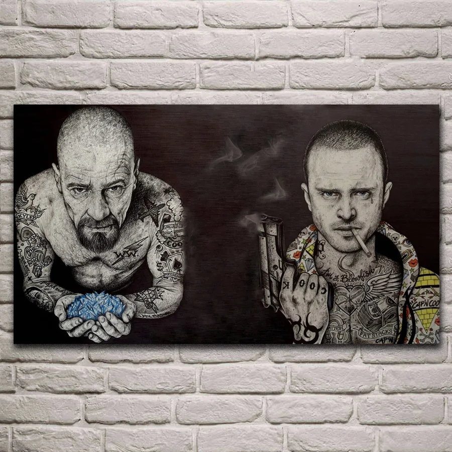Breaking bad серьезные татуировки актеры портретные работы украшение для гостиной