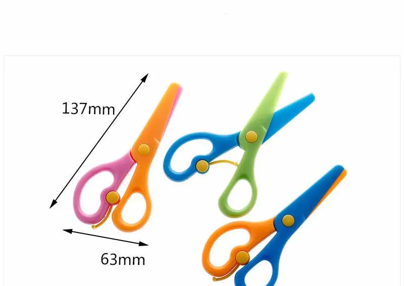 Scissor Kingergarden художественное ремесло малыш мультфильм Цветная Бумага Складные режущие игрушки для детей Дети животные фрукты познание DIY образовательные - Цвет: Scissor
