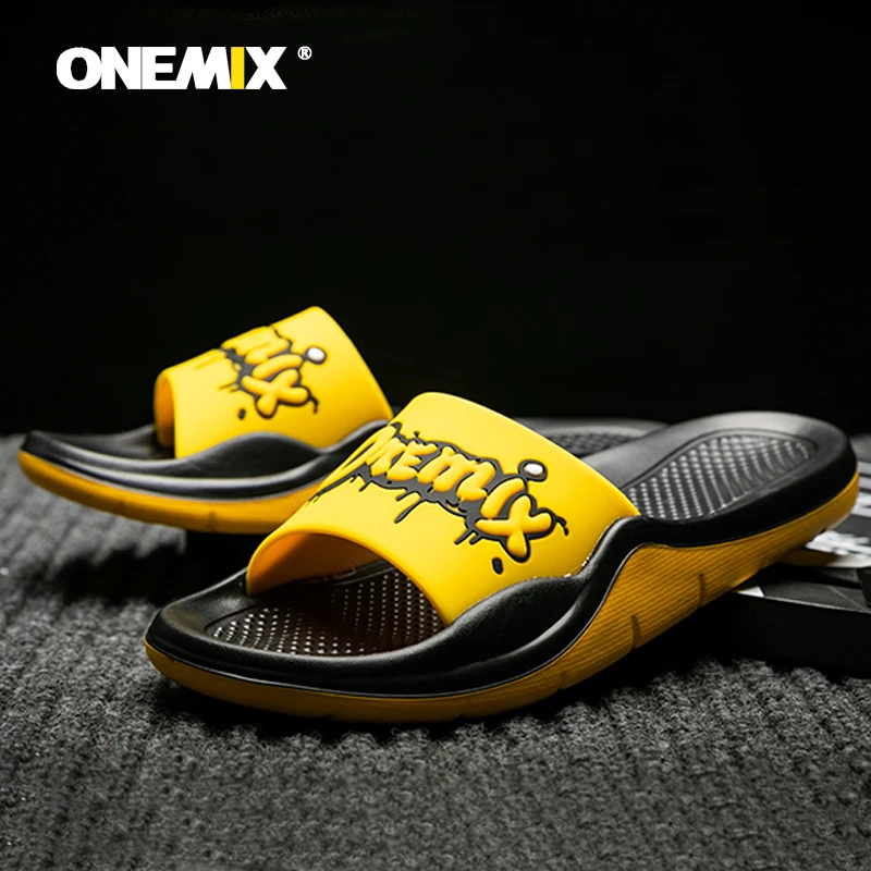 Сандалии ONEMIX мужские из ЭВА дышащие Нескользящие летняя пляжная обувь для улицы