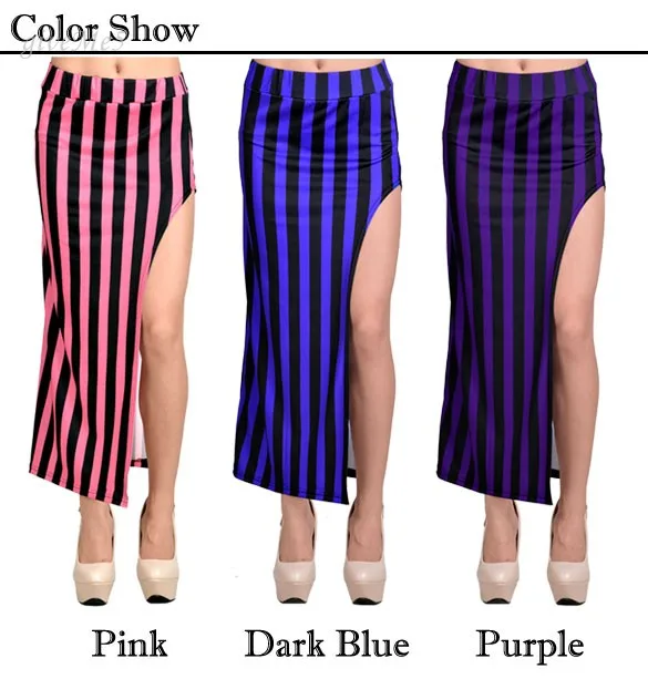 Новый Мода 2017 г. Для женщин пикантные Высокая Талия открытым сбоку Разделение