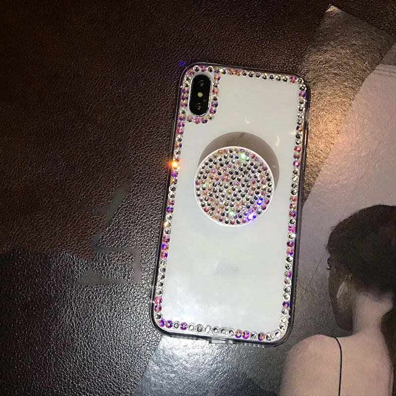 Модный простой прозрачный чехол со стразами для телефона Huawei P10 P20 Lite Plus 2017 Mate 9 10 20