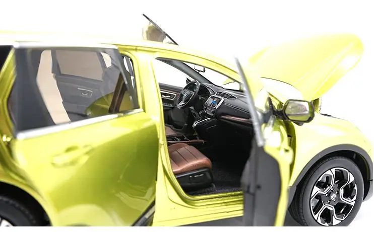 Honda новая CRV модель автомобиля 1:18 передовая Коллекция игрушечных автомобилей из сплава, литая металлическая модель, 6 открытых дверей