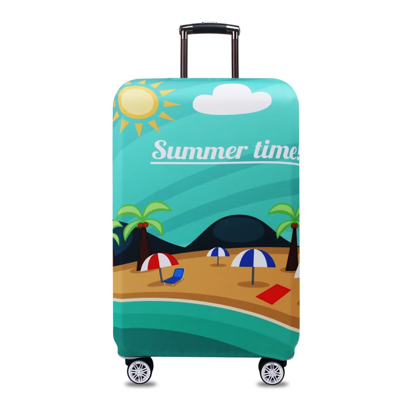 C Luggage Cover Sereqi дорожная эластичная багажная Крышка для 18-32 дюймов чемодан, дорожная сумка Защита чемодан чехол для защиты от пыли аксессуары для путешествий - Цвет: C Luggage Cover