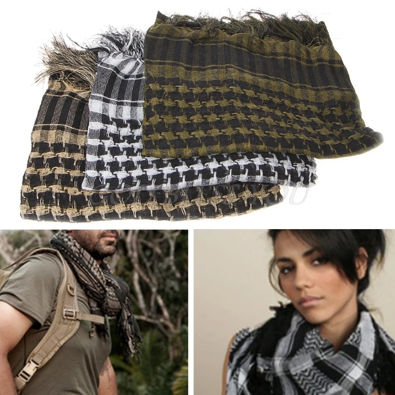 Военный Тактический шарф в арабском стиле Keffiyeh Охотничья велосипедная шаль
