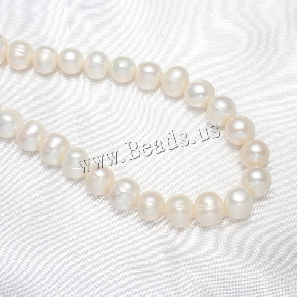 

Cultured Potato Freshwater Pearl Beads Natural White 9-10mm Approx 0.8mm Sold Per Approx 15 Inch Strand