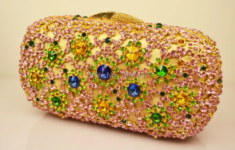 LaiSC вечерние сумки с кристаллами женские клатчи ручной работы стразы сумка