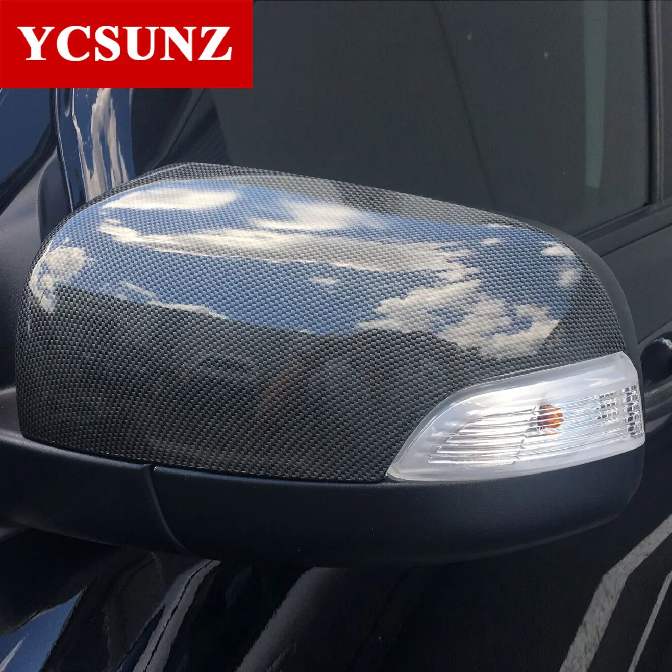 ABS черные зеркальные Чехлы для Ford Ranger Wildtrak T6 T7 T8 2012- двойная кабина Эверест эндевор
