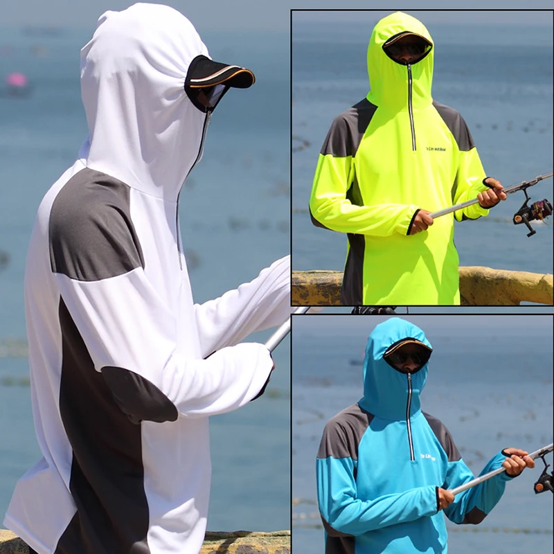 

Outdoor Fishing Clothing Quick-Drying Anti-UV Breathable Sun Protection Shirt Coat Man Sport Clothes Fishing Accessories
