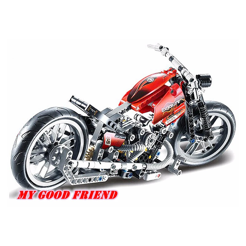 Техника Decool City Moto Cross Bike Строительные блоки Набор кирпичей классическая модель детские игрушки для детей подарок