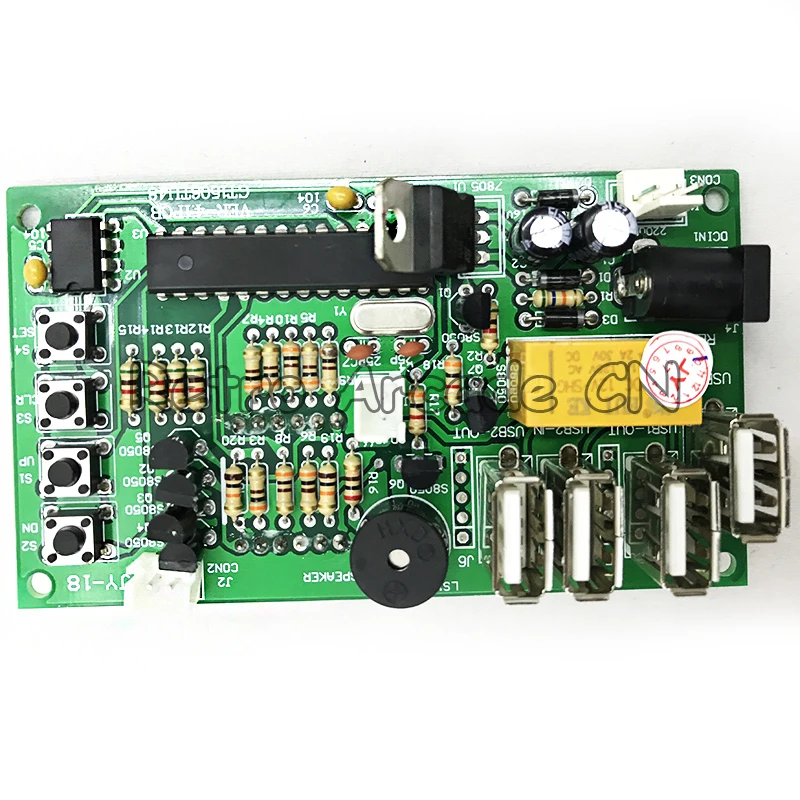 JY-18A монетами USB таймер времени Плата управления Питание для аркадная игра монетоприемник Селектор, USB устройства, и т. д