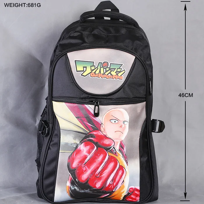 Рюкзак для ноутбука с аниме One Punch Man САЙТАМА сенсей рюкзак двумя плечами школьная