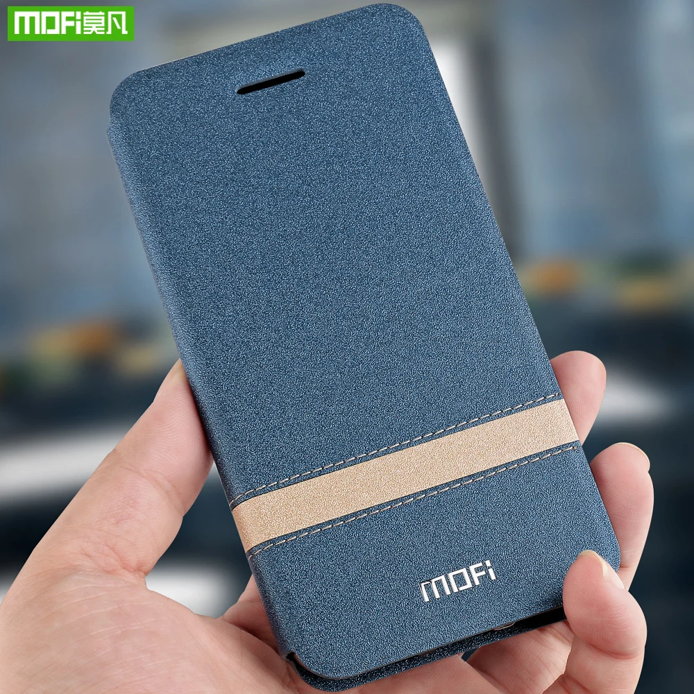 Чехол книжка MOFi для Oneplus 6T чехол 1 + 6t корпус из искусственной кожи ТПУ One Plus
