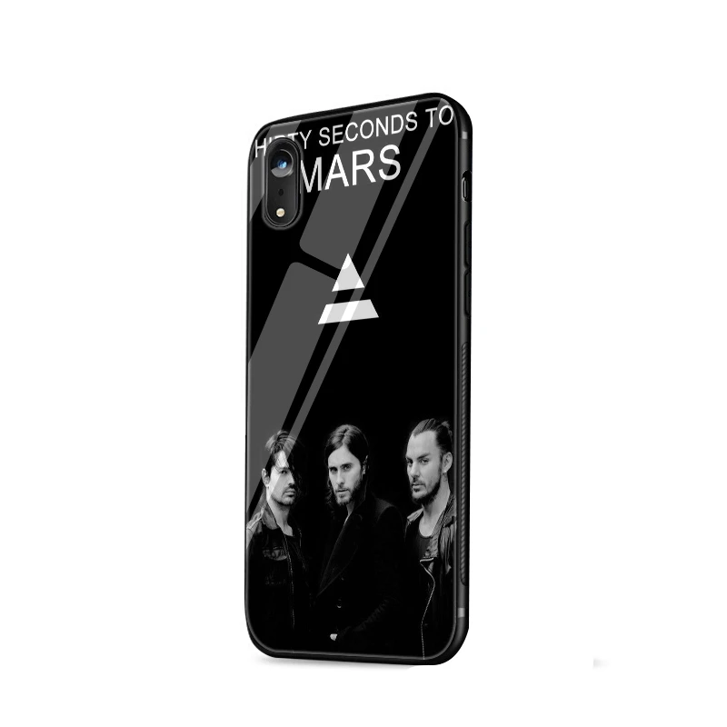 Чехол из закаленного стекла 30 Second To Mars 30STM для iPhone X XS XR Max 6 6s 7 8 Plus 5 5S SE - купить по