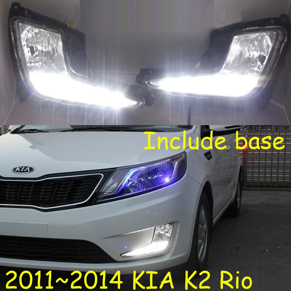 Фары дневного света K2 2011 2012 2013 года Рио Бесплатная доставка к двери светодиодный