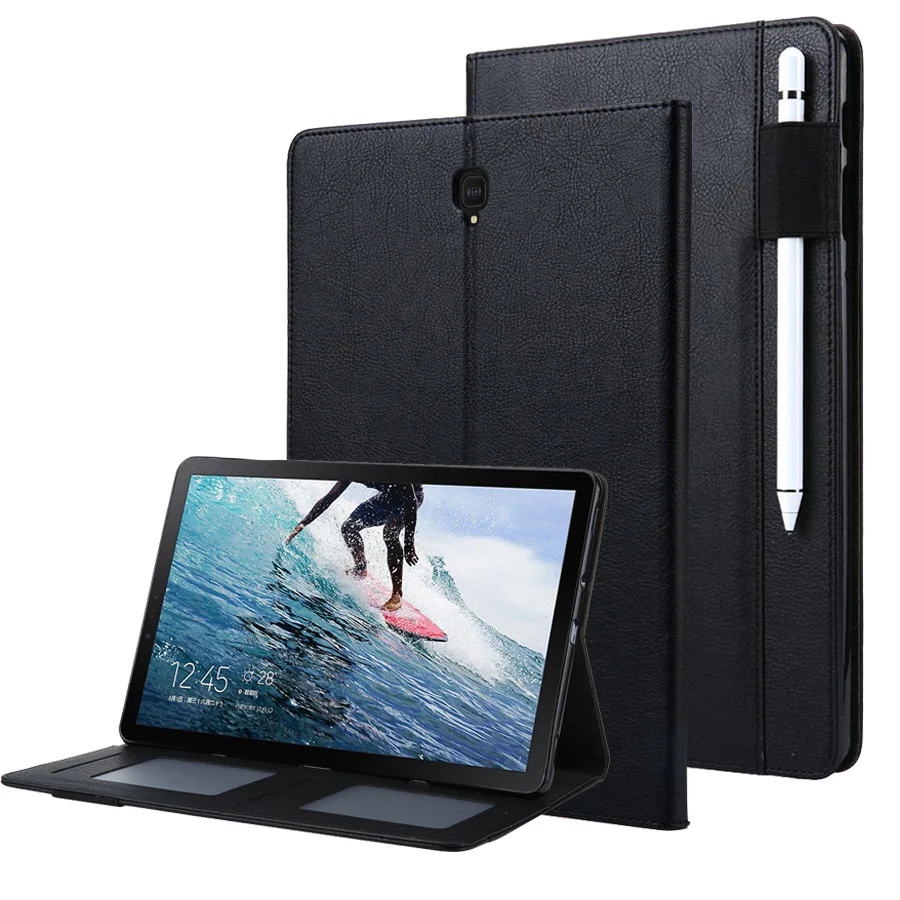 Магнитный чехол для Samsung Galaxy Tab S4 10 5 дюймов SM-T830 SM-T835 с отделением карт из ПУ кожи со