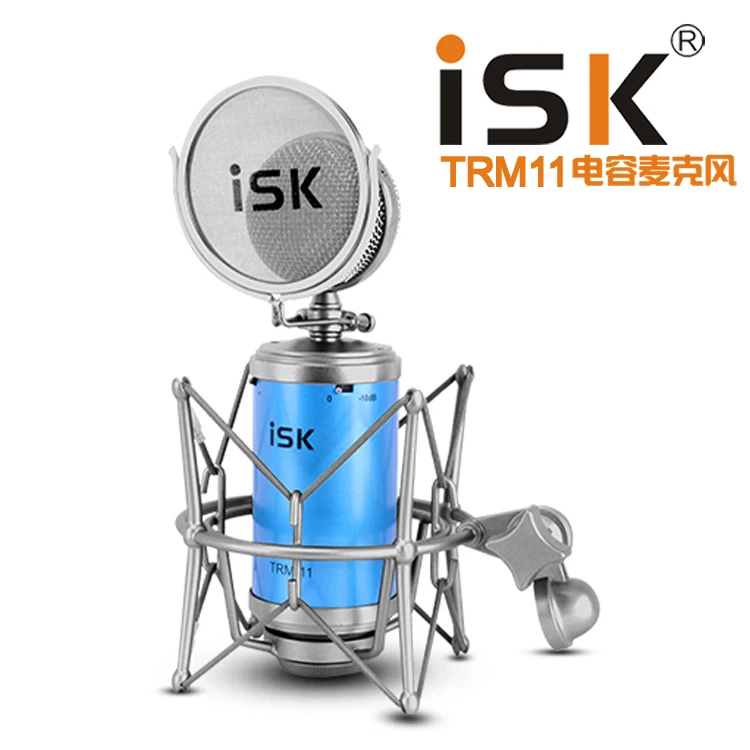 Конденсаторный микрофон ISK TRM11 с большой диафрагмой Студийный для записи