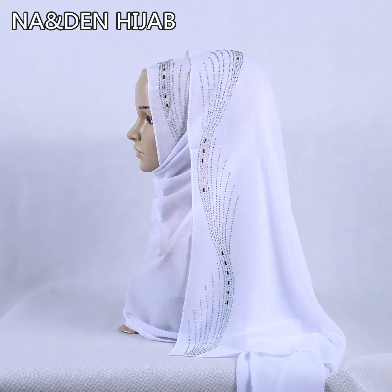 

Шарф женский шифоновый с золотой кисточкой, 10 шт./лот, 2019
