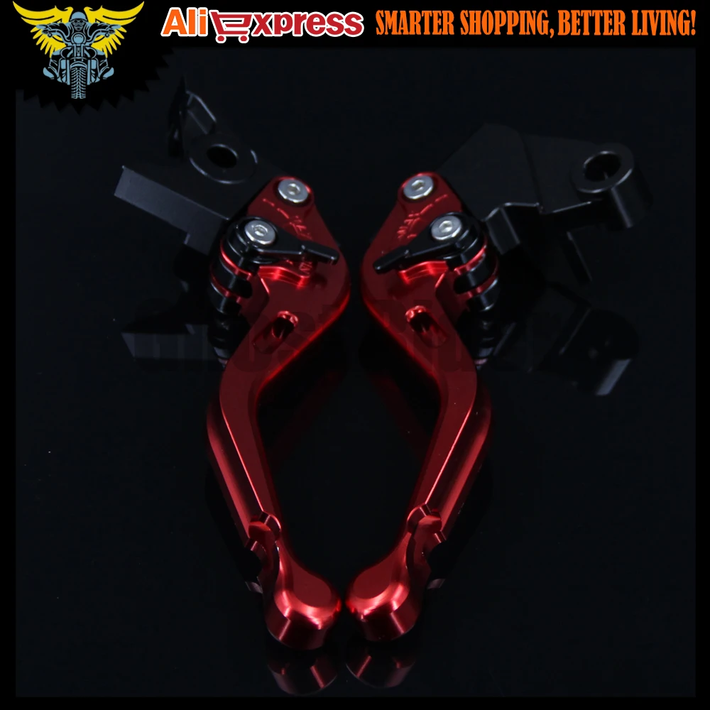 

For BMW S1000R (w and w/o CC) 2015 2016 Laser Logo(S1000R) New CNC Red Adjustable 2 finger Short Motorcycle Brake Clutch Levers