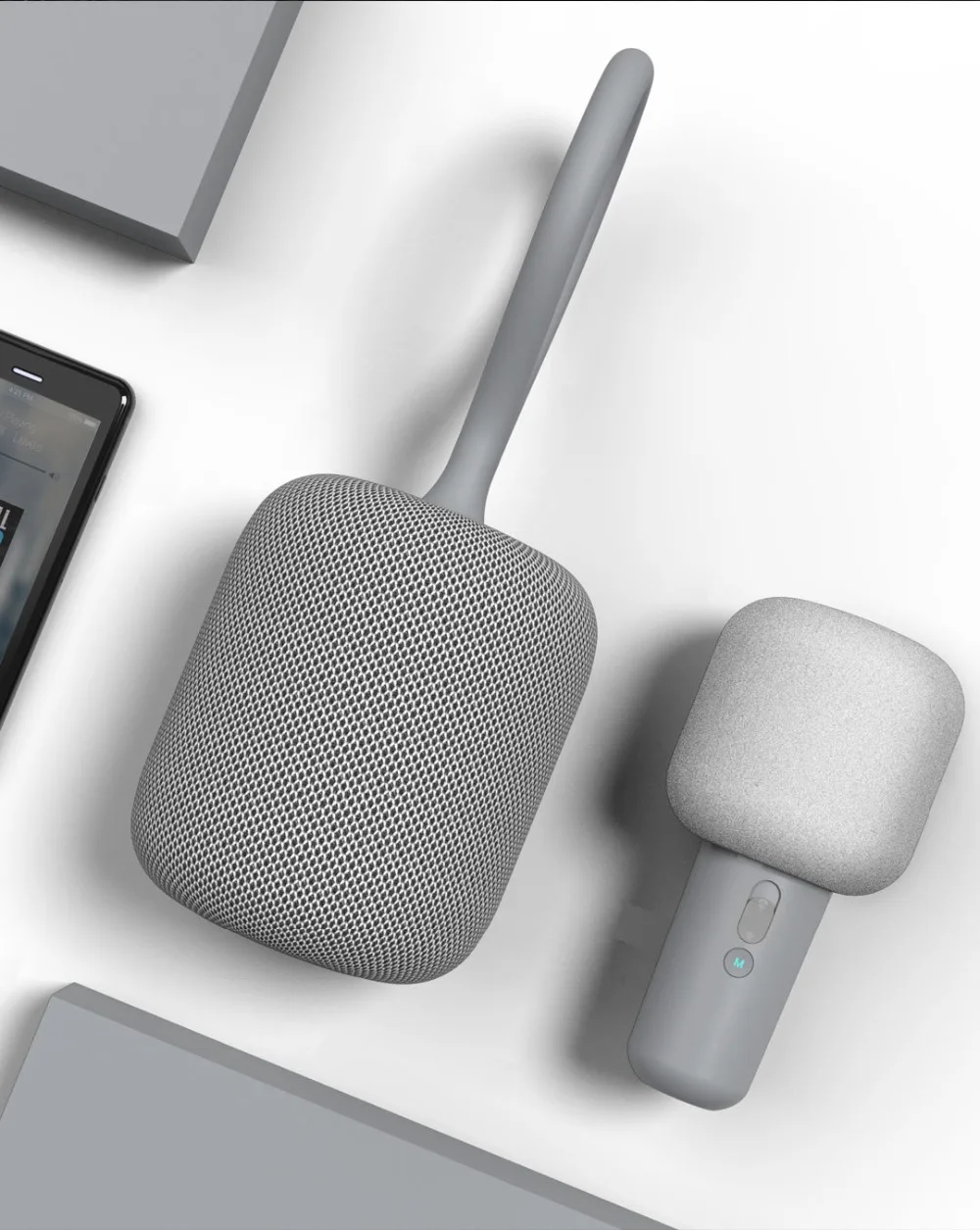 Xiaomi iK8 караоке динамик персональный KTV микрофон Bluetooth аудио портативный долгий срок службы беспроводной динамик микрофон набор