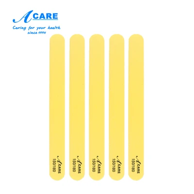Thicken Yellow x 5 Пилочка для ногтей 150/180, профессиональная буферная двухсторонняя желтая черная шлифовальная машинка, шлифовальный блок, педикюр, уход за маникюром, инструменты для полировки макияжа - Цвет: Thicken Yellow x 5