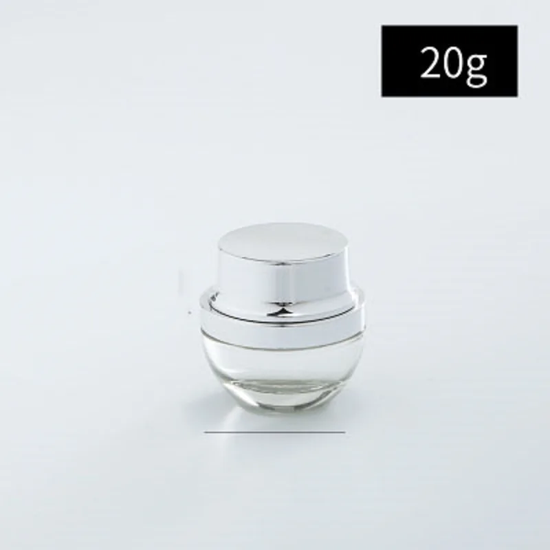 20g Cream Jar 20 г, 30 г, 50 г, 20 мл, 30 мл, 50 контейнеры для косметики, мл бутылка Стекло брызга насоса с дозатором для упаковки 100 мл 120 многоразовая бутылка баночка для крема - Цвет: 20g Cream Jar