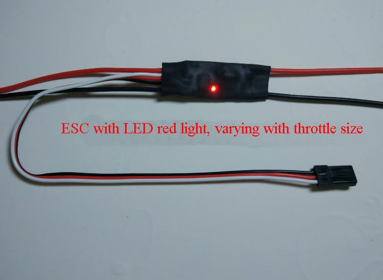 1S Coreless One-way DC Brushed ESC 3A 6A 12A 2-4.5V Electric Speed Controller Regulator with BEC for RC Fixed Wing DIY Acc | Игрушки и